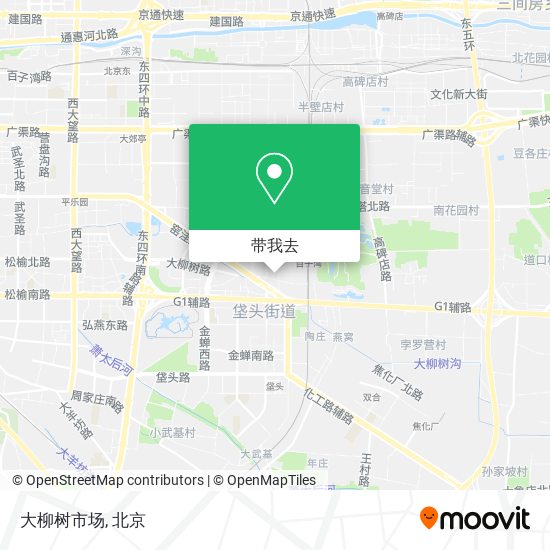 大柳树市场地图
