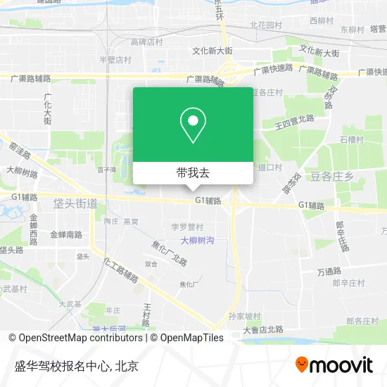 盛华驾校报名中心地图