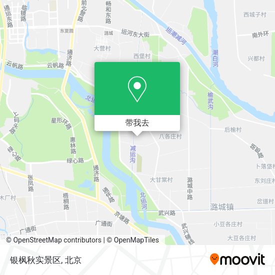银枫秋实景区地图