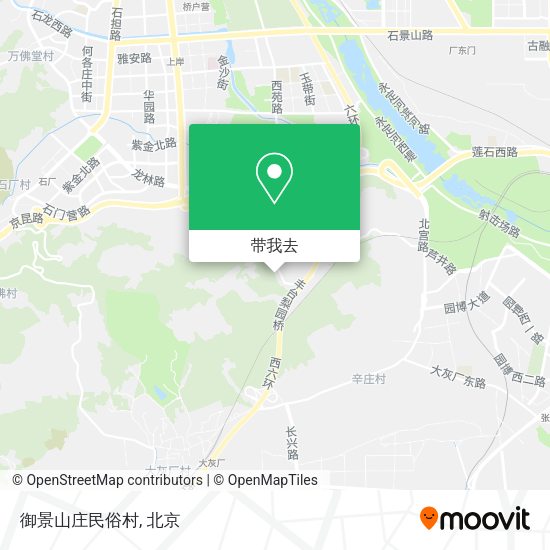 御景山庄民俗村地图