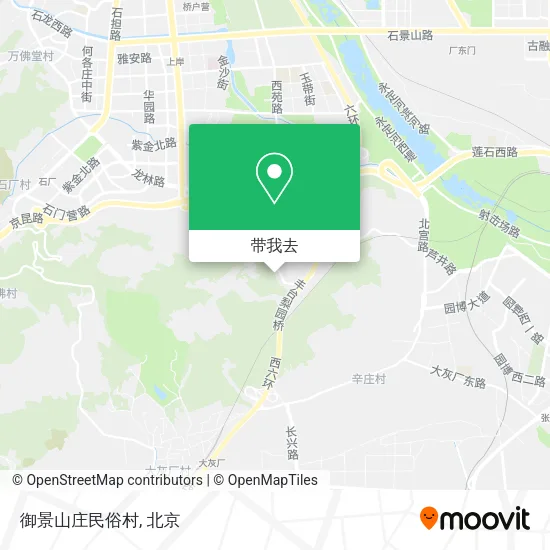 御景山庄民俗村地图
