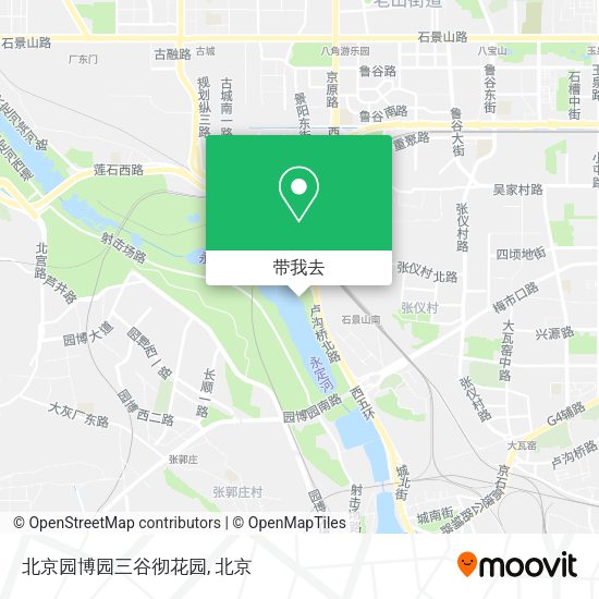 北京园博园三谷彻花园地图