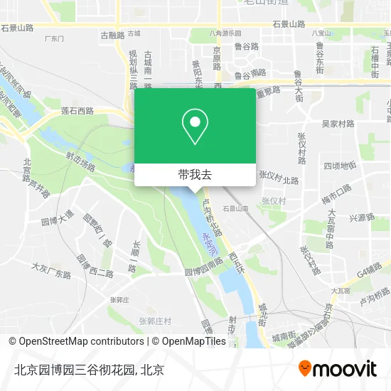 北京园博园三谷彻花园地图