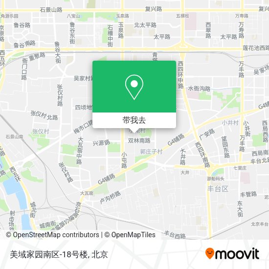 美域家园南区-18号楼地图