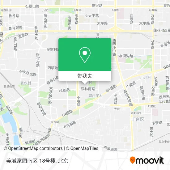 美域家园南区-18号楼地图