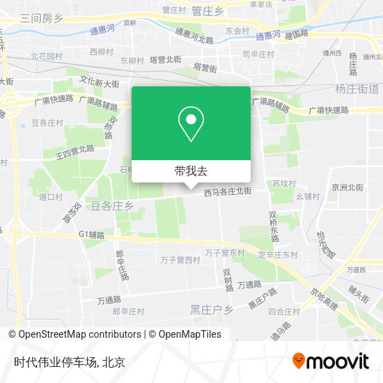 时代伟业停车场地图