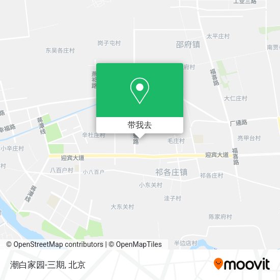 潮白家园-三期地图