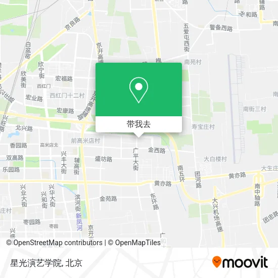 星光演艺学院地图