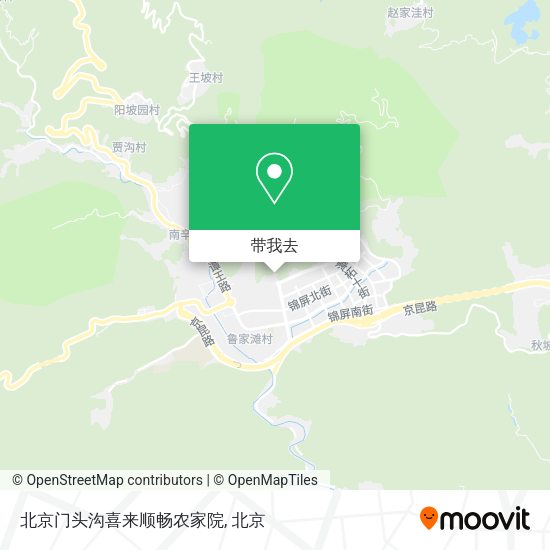 北京门头沟喜来顺畅农家院地图