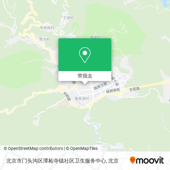 北京市门头沟区潭柘寺镇社区卫生服务中心地图