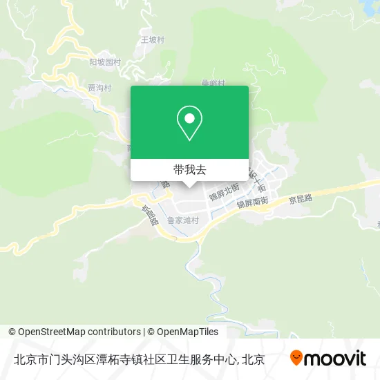 北京市门头沟区潭柘寺镇社区卫生服务中心地图