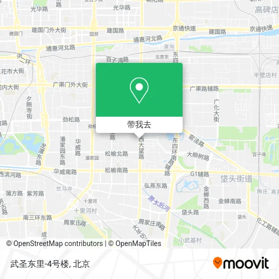 武圣东里-4号楼地图