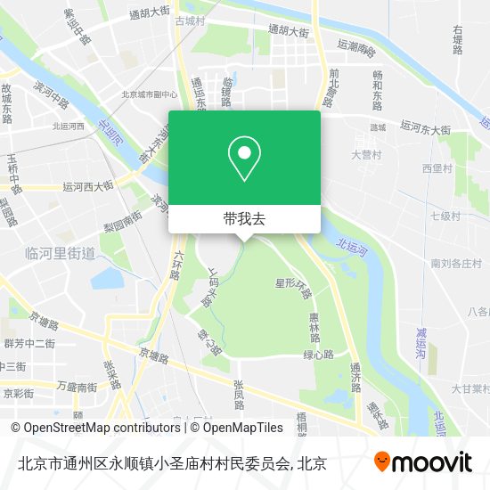 北京市通州区永顺镇小圣庙村村民委员会地图