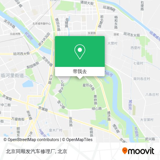 北京同顺发汽车修理厂地图