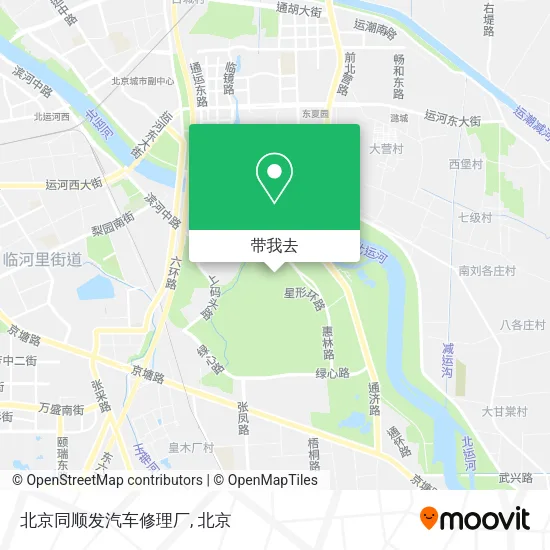 北京同顺发汽车修理厂地图