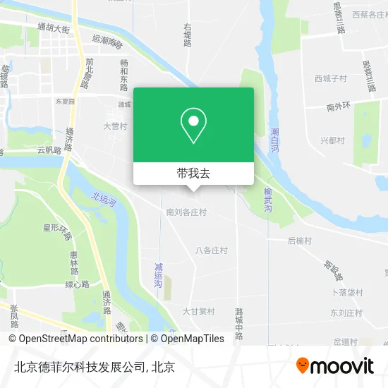 北京德菲尔科技发展公司地图
