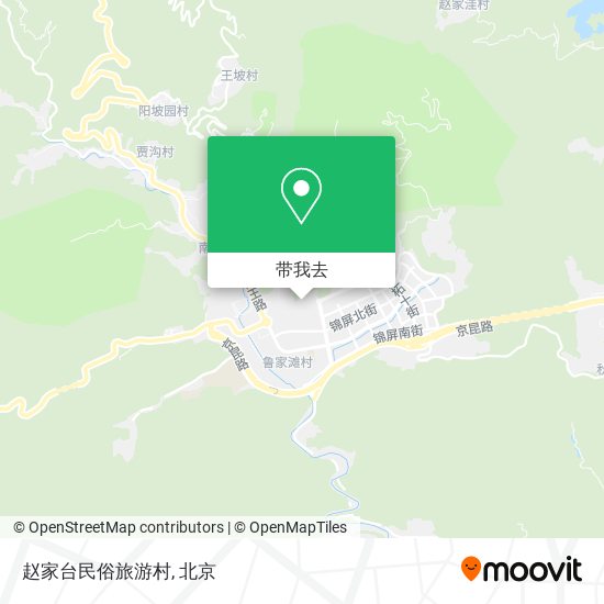 赵家台民俗旅游村地图