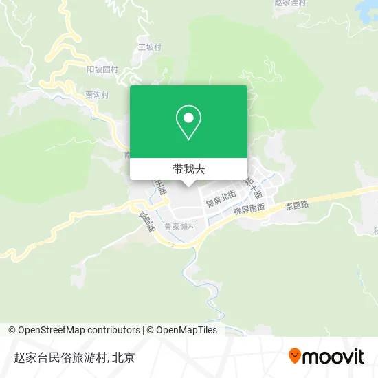 赵家台民俗旅游村地图