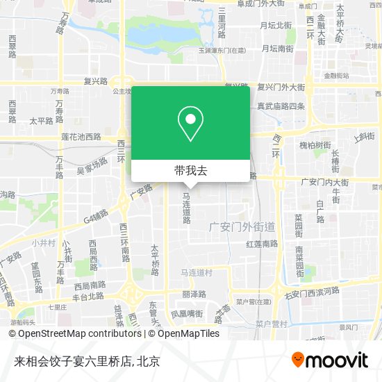 来相会饺子宴六里桥店地图