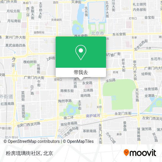 粉房琉璃街社区地图