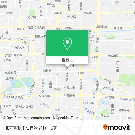 北京富顿中心自家客栈地图