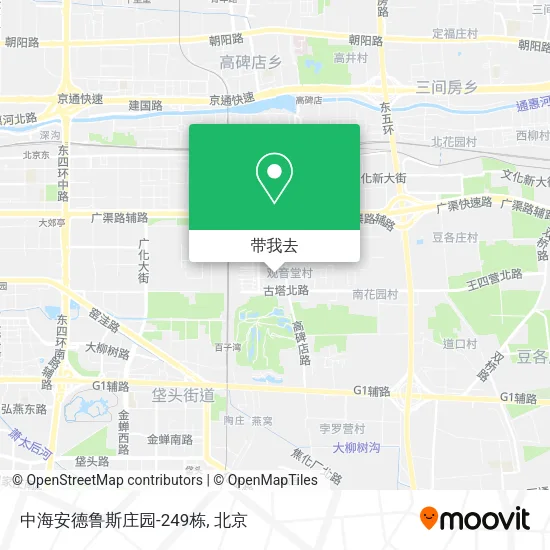中海安德鲁斯庄园-249栋地图