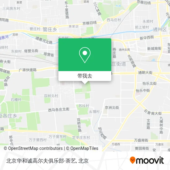 北京华和诚高尔夫俱乐部-茶艺地图