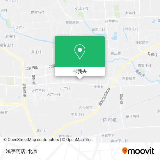 鸿宇药店地图