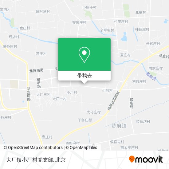 大厂镇小厂村党支部地图