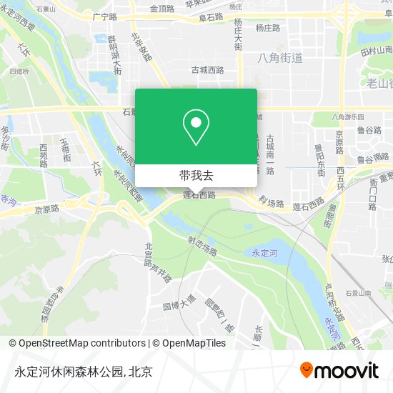 永定河休闲森林公园地图