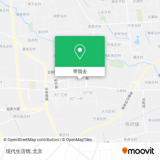 现代生活馆地图