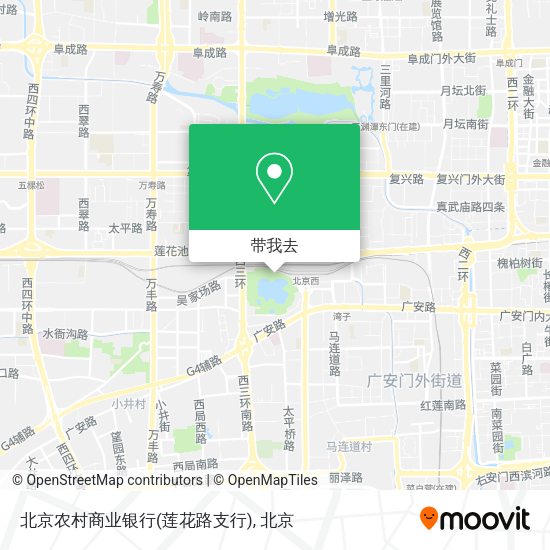 北京农村商业银行(莲花路支行)地图
