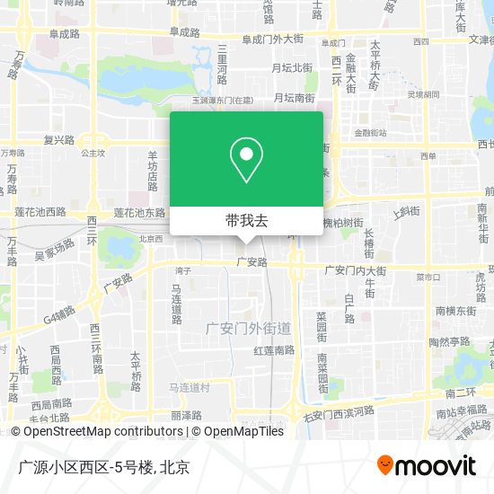 广源小区西区-5号楼地图