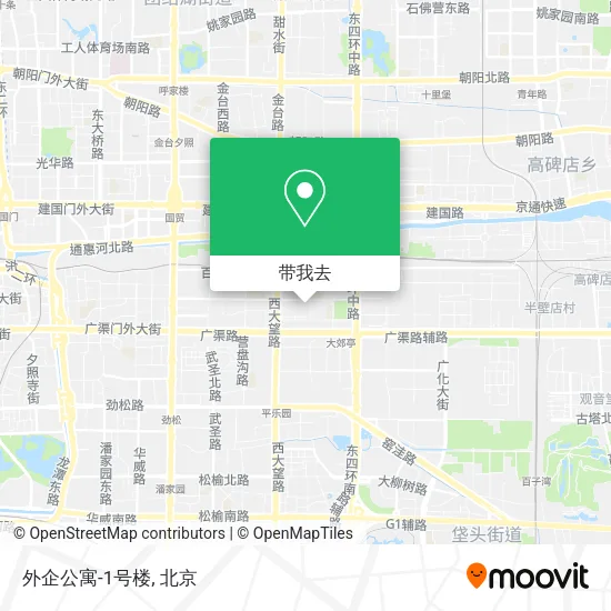 外企公寓-1号楼地图