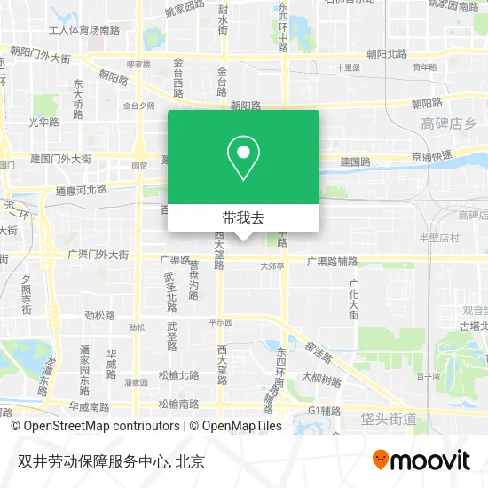 双井劳动保障服务中心地图