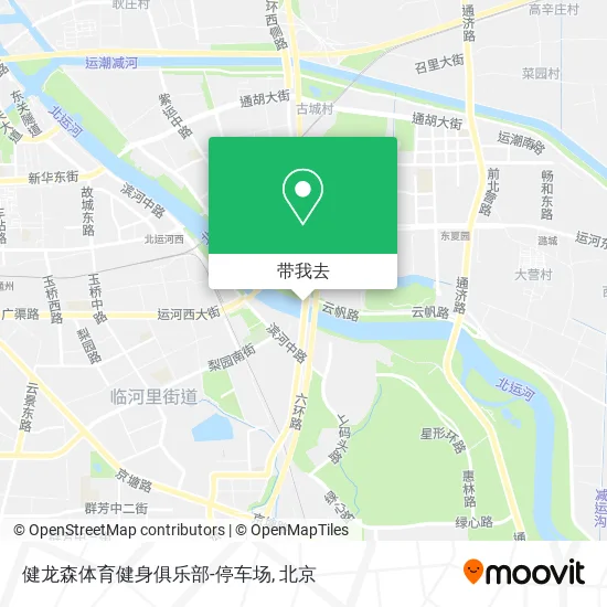 健龙森体育健身俱乐部-停车场地图