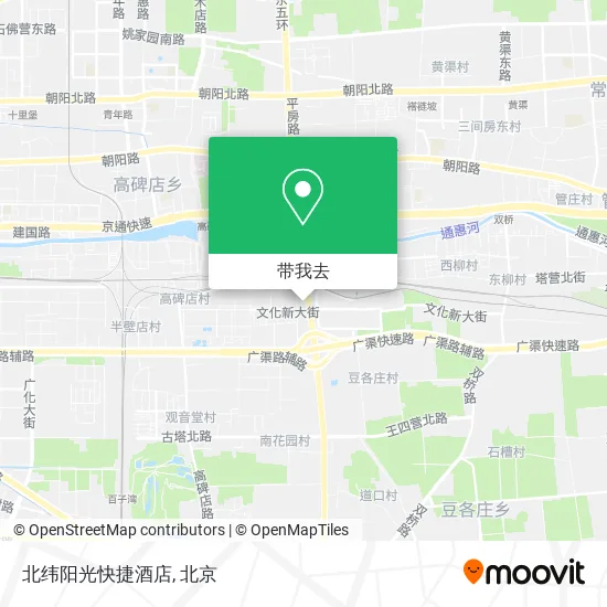 北纬阳光快捷酒店地图
