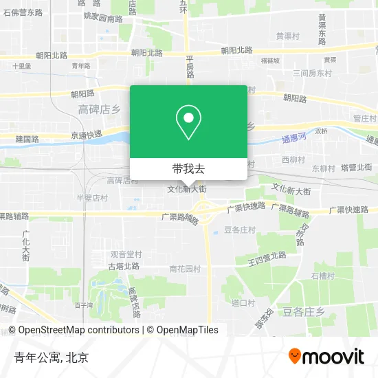 青年公寓地图
