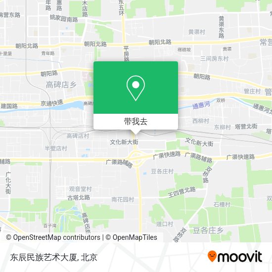 东辰民族艺术大厦地图