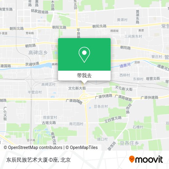 东辰民族艺术大厦-D座地图