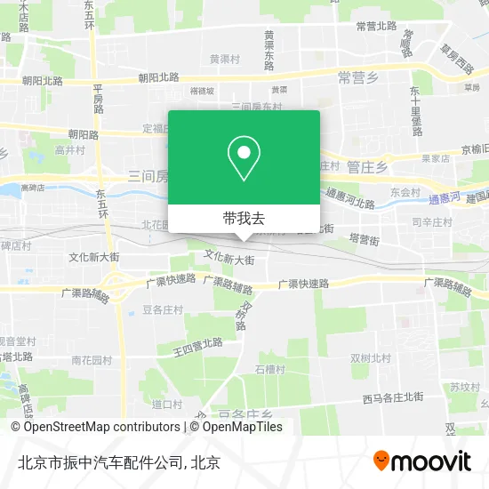 北京市振中汽车配件公司地图