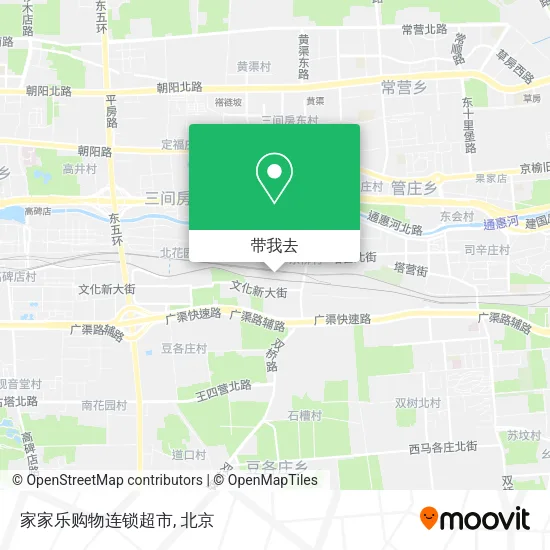 家家乐购物连锁超市地图