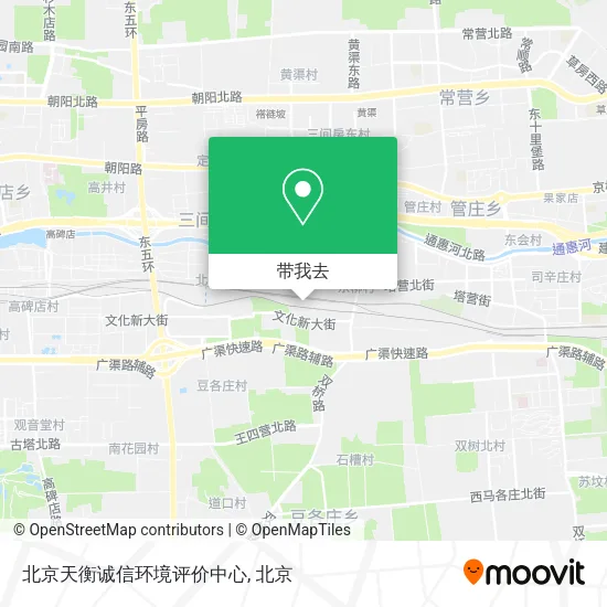 北京天衡诚信环境评价中心地图
