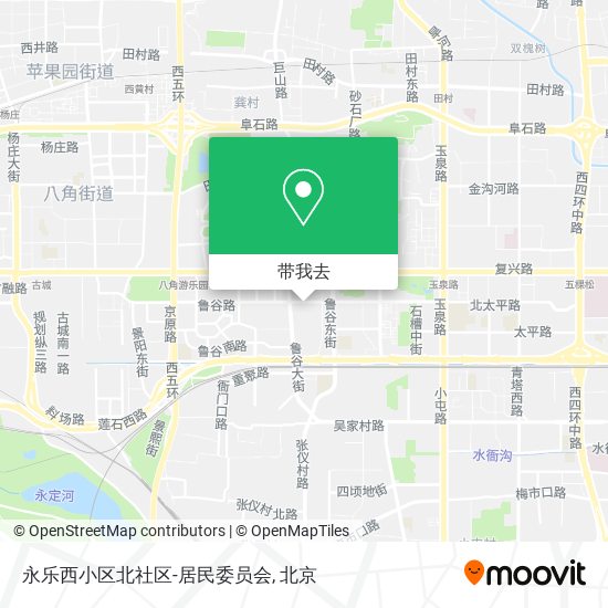 永乐西小区北社区-居民委员会地图