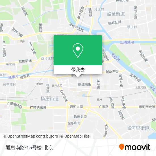 通惠南路-15号楼地图