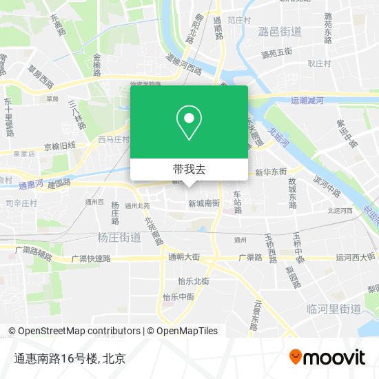通惠南路16号楼地图