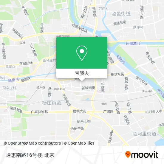 通惠南路16号楼地图