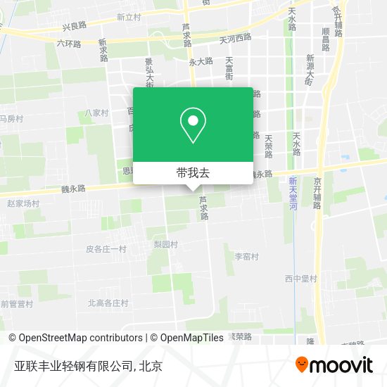 亚联丰业轻钢有限公司地图