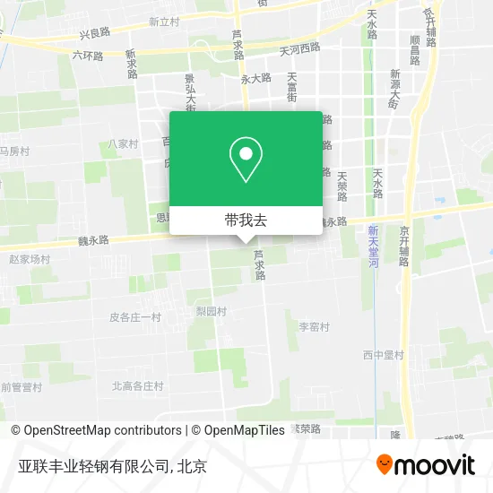 亚联丰业轻钢有限公司地图