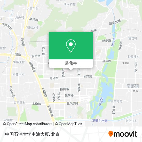 中国石油大学中油大厦地图